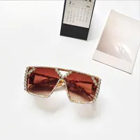 Unisex Fashion Geometric Pc Square Diamond Sunglasses sku image 2