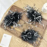 Basic Solid Color Plastic Spray Paint Hair Claws sku image 44
