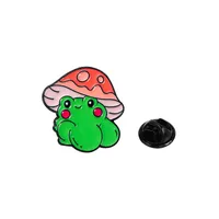 Cartoon Style Cute Animal Cartoon Frog Alloy Stamping Stoving Varnish Plating Unisex Cartoon Pinback Badge Brooches Collar Pin sku image 7