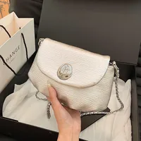 Women's Medium Pu Leather Solid Color Basic Classic Style Sewing Thread Square Flip Cover Crossbody Bag main image 6