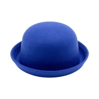 Women's Vintage Style Solid Color Curved Eaves Fedora Hat sku image 11