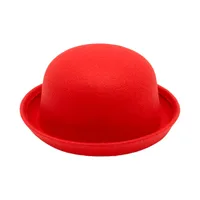 Women's Vintage Style Solid Color Curved Eaves Fedora Hat sku image 15