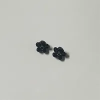 Women's Sweet Simple Style Flower Plastic Inlay Rhinestones Hair Claws sku image 9