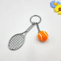 Simple Style Sports Tennis Racket Zinc Alloy Unisex Bag Pendant Keychain main image 5