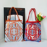 Women's Large Polyester Geometric Letter Streetwear Square Open Handbag main image 3