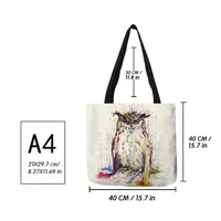 Women's Medium Polyester Bird Basic Square Open Shopping Bags main image 5