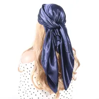 Women's Simple Style Solid Color Satin Silk Kerchief main image 2