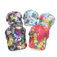 Women's Simple Style Classic Style Color Block Printing Curved Eaves Baseball Cap main image 2