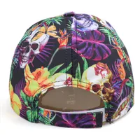 Women's Simple Style Classic Style Color Block Printing Curved Eaves Baseball Cap main image 3