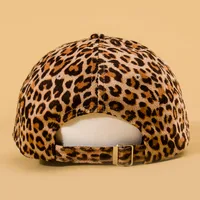 Unisex Retro Classic Style Leopard Wide Eaves Curved Eaves Baseball Cap main image 4