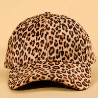 Unisex Retro Classic Style Leopard Wide Eaves Curved Eaves Baseball Cap main image 5