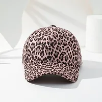 Unisex Retro Classic Style Leopard Wide Eaves Curved Eaves Baseball Cap main image 2
