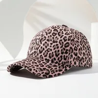 Unisex Retro Classic Style Leopard Wide Eaves Curved Eaves Baseball Cap sku image 3