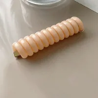 Women's Basic Sweet Heart Shape Resin Hair Tie sku image 3