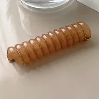 Women's Basic Sweet Heart Shape Resin Hair Tie sku image 5