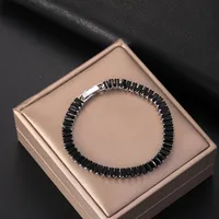 Wholesale Jewelry Elegant Shiny Geometric Copper Bracelets Tennis Chain sku image 6