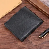 Men's Solid Color PVC Open Small Wallets main image 3