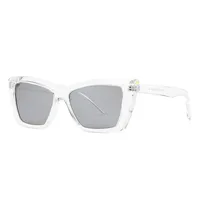 Modern Style Solid Color Pc Cat Eye Full Frame Men's Sunglasses main image 4
