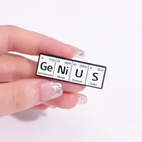 Preppy Style Letter Alloy Stoving Varnish Unisex Brooches main image 3
