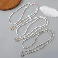 Classic Style Korean Style Pentagram Heart Shape Beaded Beaded Bag Pendant Mobile Phone Chain main image 1