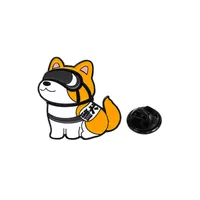 Cartoon Style Cute Streetwear Cartoon Frog Alloy Stamping Stoving Varnish Plating Unisex Brooches sku image 82