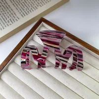Fashion Geometric Acetic Acid Sheets Hollow Out Hair Claws sku image 1