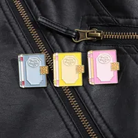 Cartoon Style Cute Cowboy Style Book Letter Alloy Stamping Stoving Varnish Plating Women's Brooches main image 5