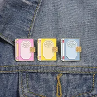 Cartoon Style Cute Cowboy Style Book Letter Alloy Stamping Stoving Varnish Plating Women's Brooches main image 6