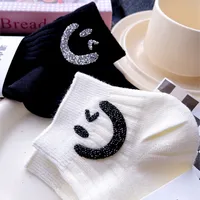 Women's Simple Style Smile Face Cotton Ankle Socks A Pair main image 2