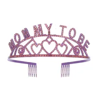 Women's Elegant Crown Alloy Inlay Rhinestones Crown sku image 21