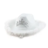 Women's Lady Solid Color Curved Eaves Cowboy Hat sku image 5