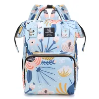 Mummy Bag  New Stylish And Lightweight Multifunctional Baby Bag Backpack Large Capacity Breastmilk Storage Mummy Backpack sku image 1