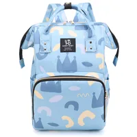 Mummy Bag  New Stylish And Lightweight Multifunctional Baby Bag Backpack Large Capacity Breastmilk Storage Mummy Backpack sku image 8