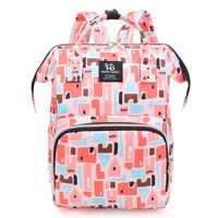 Mummy Bag  New Stylish And Lightweight Multifunctional Baby Bag Backpack Large Capacity Breastmilk Storage Mummy Backpack sku image 9