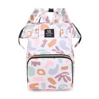 Mummy Bag  New Stylish And Lightweight Multifunctional Baby Bag Backpack Large Capacity Breastmilk Storage Mummy Backpack sku image 11