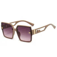 Casual Retro Streetwear Geometric Pc Square Full Frame Women's Sunglasses main image 2