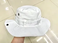 Unisex Simple Style Solid Color Grommet Eyelet Flat Eaves Sun Hat sku image 22