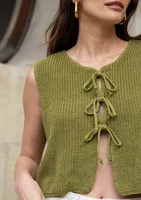Summer  Women's Knitted Coat Solid Color Belt Cardigan Personality Fashion Upper Body Elegant Style Commuter Quality sku image 9