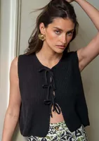 Summer  Women's Knitted Coat Solid Color Belt Cardigan Personality Fashion Upper Body Elegant Style Commuter Quality sku image 7