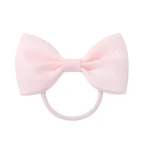 European And American Hair Accessories Children's Solid Color Bow Cute Hair Tie sku image 22