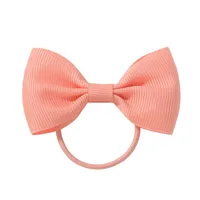 European And American Hair Accessories Children's Solid Color Bow Cute Hair Tie sku image 24