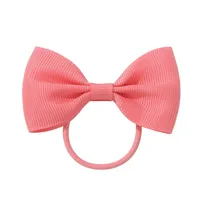 European And American Hair Accessories Children's Solid Color Bow Cute Hair Tie sku image 23