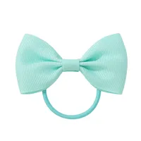 European And American Hair Accessories Children's Solid Color Bow Cute Hair Tie sku image 26