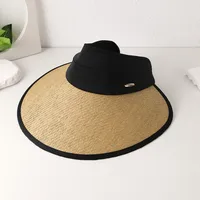 Women's Casual Simple Style Color Block Big Eaves Sun Hat sku image 2