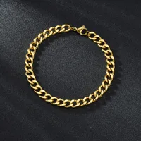 Fashion 667 Stainless Steel Stainless Steel No Inlaid 18K Gold Plated Unisex Bracelets sku image 12
