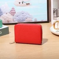 Women's Solid Color Pu Leather Zipper Wallets sku image 3