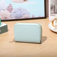 Women's Solid Color Pu Leather Zipper Wallets sku image 1