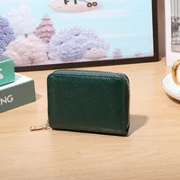 Women's Solid Color Pu Leather Zipper Wallets sku image 6