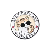 Cartoon Style Cute Cartoon Cat Alloy Plating Women's Brooches sku image 24