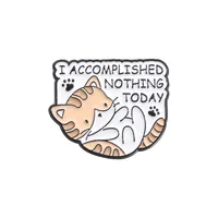 Cartoon Style Cute Cartoon Cat Alloy Plating Women's Brooches sku image 32